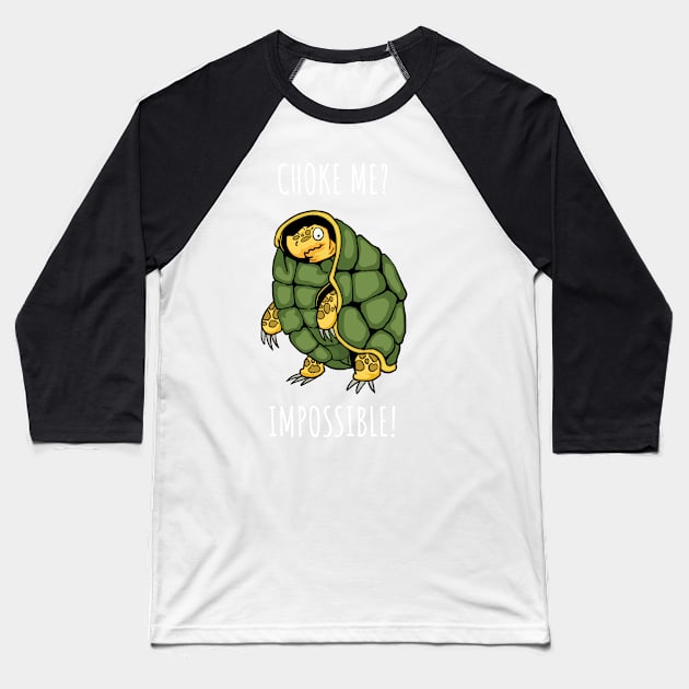 Jiu Jitsu Choke Me Turtle Brazilian BJJ MMA Baseball T-Shirt by ChrisselDesigns